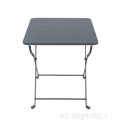 Mesa plegable cuadrada de metal de 40 cm